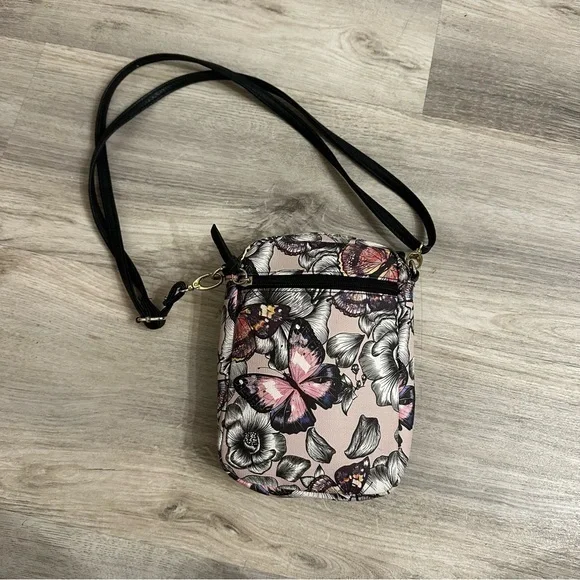 Floral Butterfly Floral Crossbody Bag - Picture 2 of 5